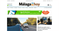 Desktop Screenshot of malagahoy.es